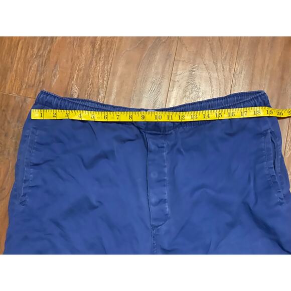 Vintage 1980s Levi's Sport Track Warm Up Windbreaker Pants Blue Size XL - Picture 4 of 7